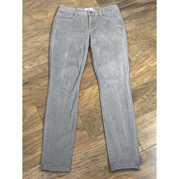 CABI High Skinny Jeans Smoked Pearl Gray Sz 4 #3565 NWOT - Picture 2 of 7